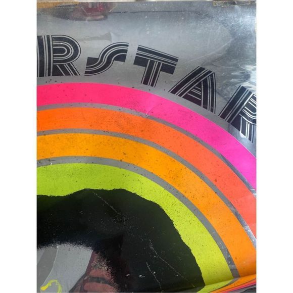 VINTAGE 1971 JESUS CHRIST SUPERSTAR FOIL THE FOUR POSTER PEOPLE BLACKLIGHT RETRO - Picture 11 of 11